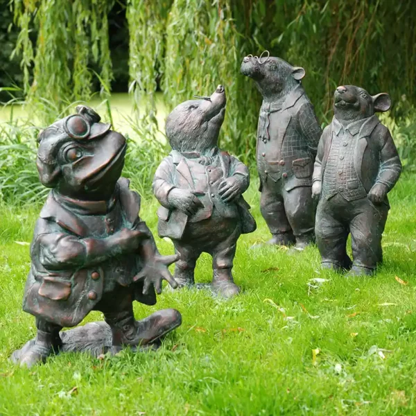 Home & Garden UK Mole Garden Statue - Full Set