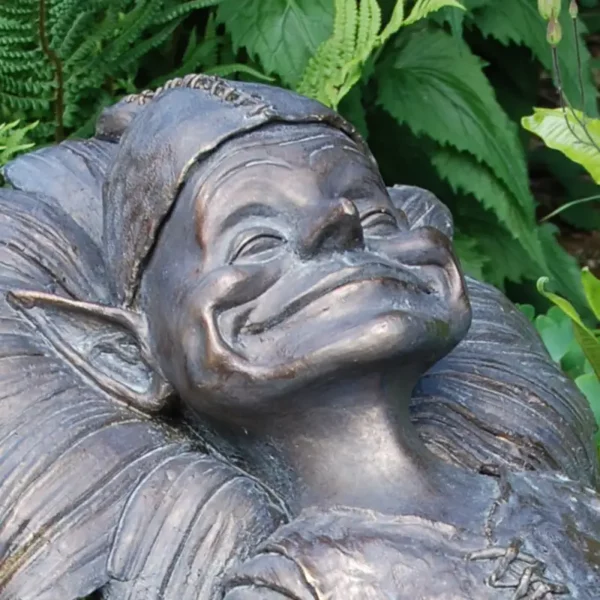 Home & Garden UK Pixie Sleeping Garden Statue