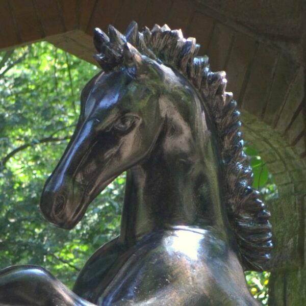 Home & Garden UK Rearing Foal Garden Statue detail