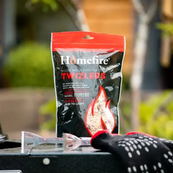 Homefire Twizlers Natural Firelighters barbecue