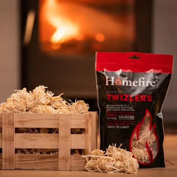 Homefire Twizlers Natural Firelighters crate