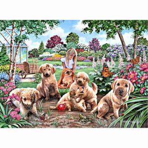 House Of Puzzles Mucky Pups Big 500 Piece Jigsaw Puzzle