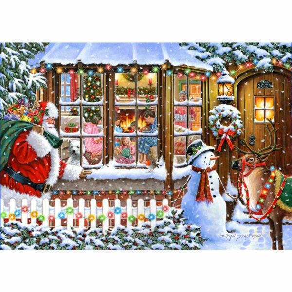 House Of Puzzles With Love From Santa Jigsaw Puzzle