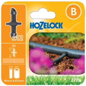Hozelock 4mm Straight Connector (Pack of 12) packshot