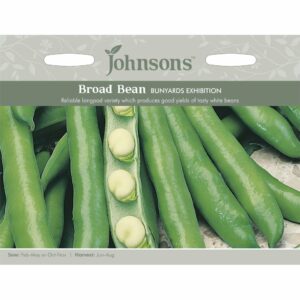 Johnsons Bunyards Exhibition Broad Bean Seeds