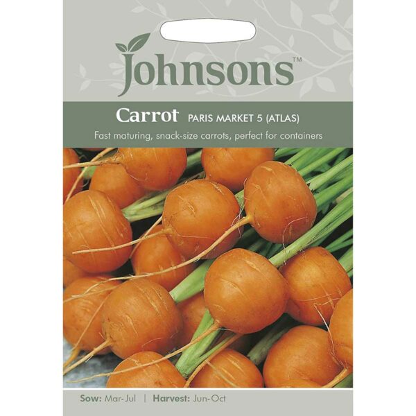 Johnsons Paris Market 5 (Atlas) Carrot Seeds