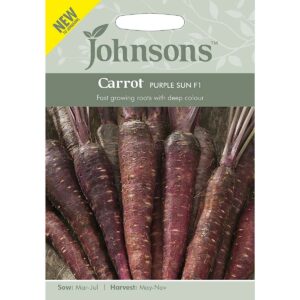 Johnsons Purple Sun F1 Carrot Seeds