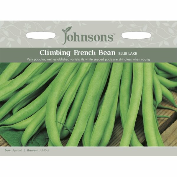 Johnsons Blue Lake Climbing French Bean Seeds