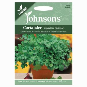 Johnsons Coriander Cilantro For Leaf Seeds