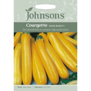 Johnsons Gold Rush F1 Courgette Seeds