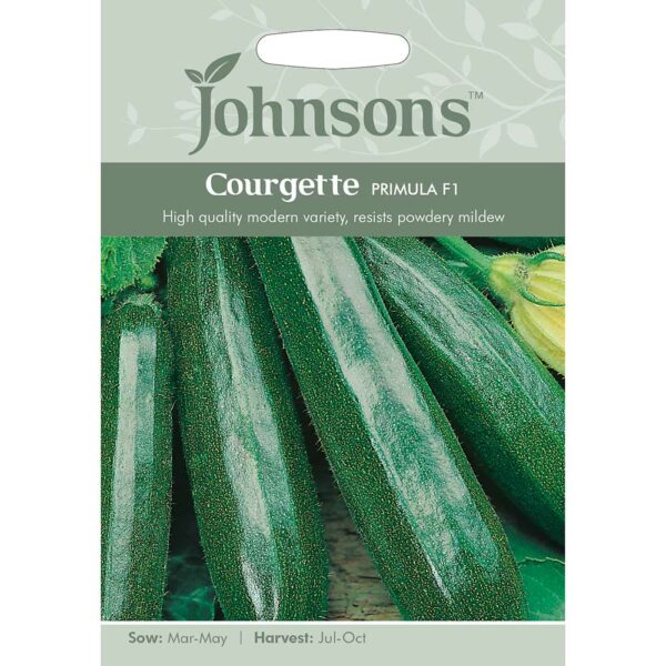 Johnsons Primula F1 Courgette Seeds