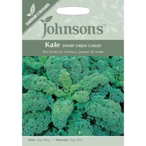 Johnsons Dwarf Green Curled Kale Seeds