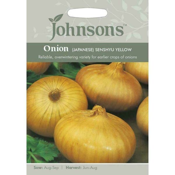 Johnsons Senshyu Yellow Japanese Onion Seeds