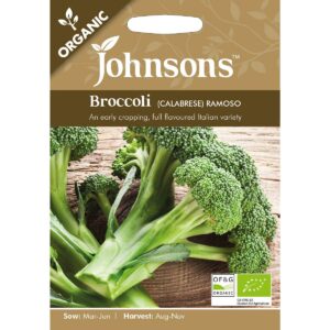 Johnsons Organic Ramoso Broccoli (Calabrese) Seeds