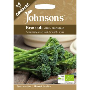 Johnsons Organic Green Sprouting Broccoli Seeds