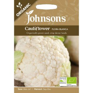 Johnsons Organic Flora Blanca Cauliflower Seeds