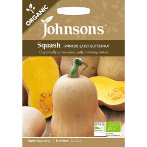 Johnsons Organic (Winter) Early Butternut Squash Seeds
