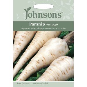 Johnsons White Gem Parsnip Seeds