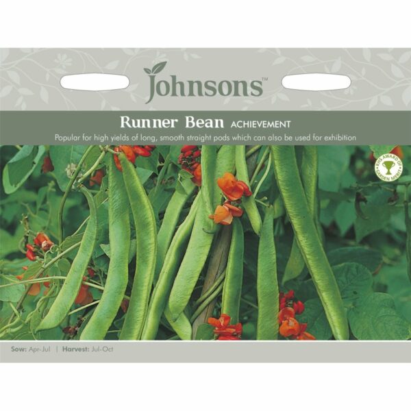 Johnsons Achievement Runner Bean Seeds
