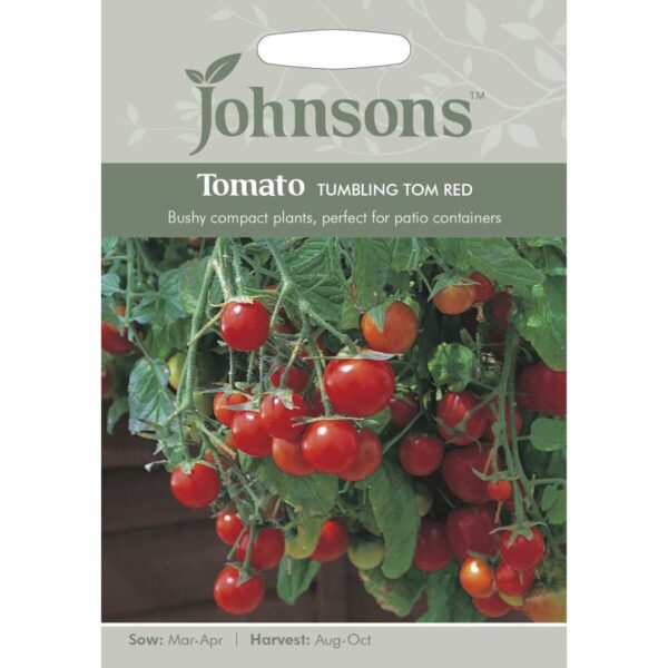 Johnsons Tumbling Tom Red Tomato Seeds