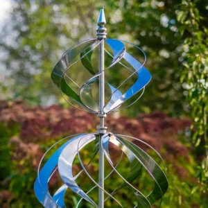 Jonart Design Elizabethan Brushed Steel Wind Spinner
