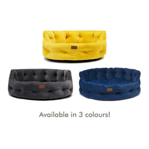 Joules Chesterfield Pet Bed available in 3 colours