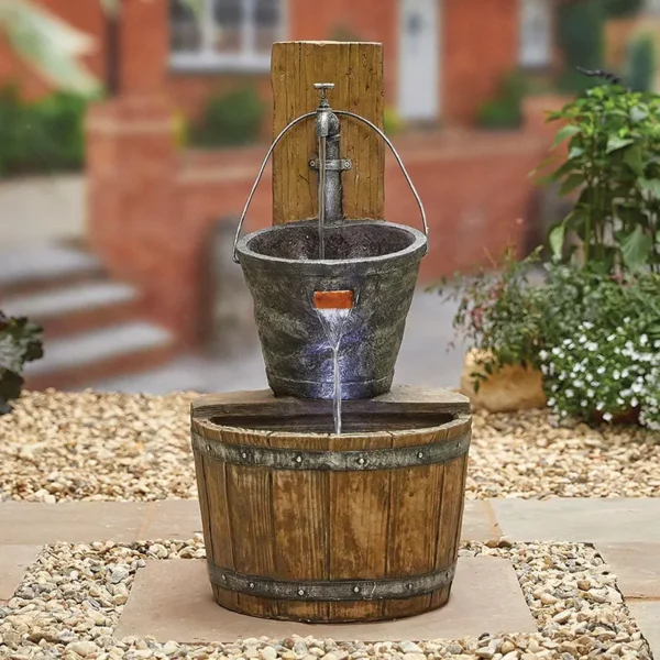 Kelkay Country Charm Water Feature lifestyle