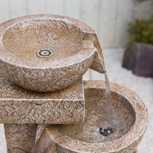 Kelkay Sparkling Bowls Water Feature top layers