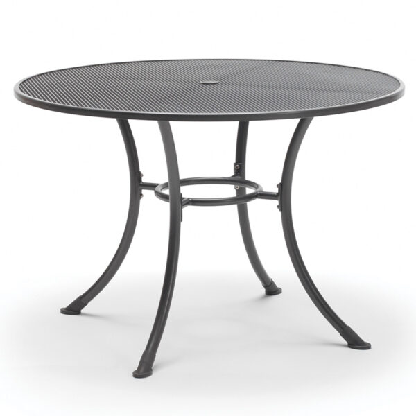 Kettler Classic Mesh 4 Seater 110cm Round Table in Iron Grey
