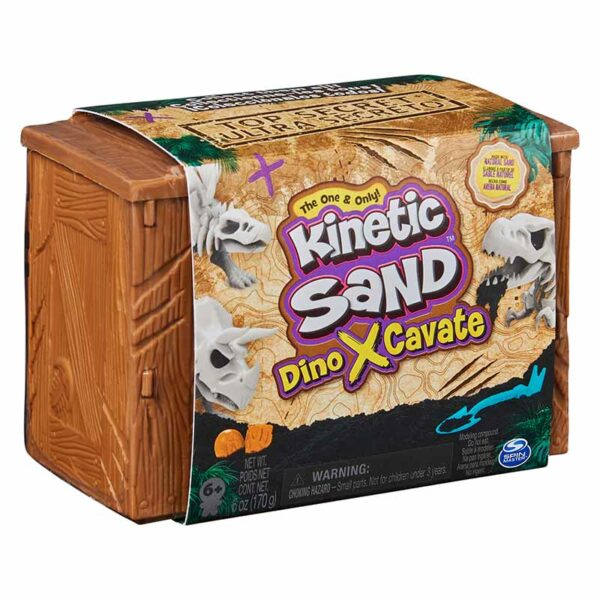 Kinetic Sand, Dino XCavate, Made with Natural Sand, Play Sand Sensory Toys, Ages 6+ packshot