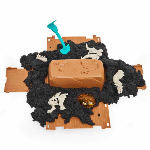 Kinetic Sand, Dino XCavate, Made with Natural Sand, Play Sand Sensory Toys, Ages 6+ spread