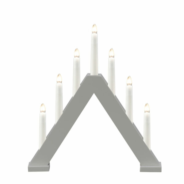 Konstsmide 7 Bulb Candlestick - Matt Grey