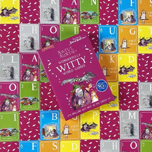 Awful Auntie's Wonderfully Witty Word Games cards