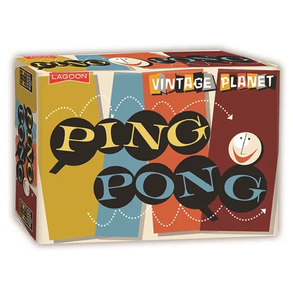 Vintage Planet Ping Pong Set