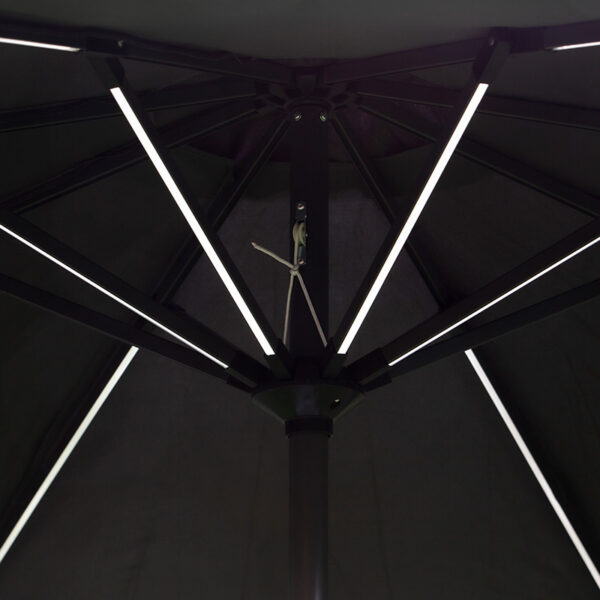 LED parasol detail