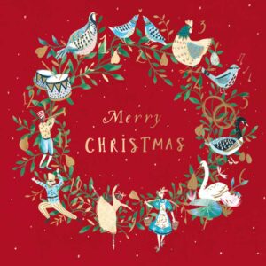 Ling Design Small Premium Cards - 12 Days Of Christmas (Pack of 10)