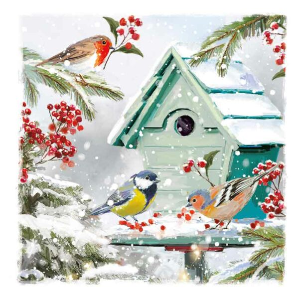 Ling Design Charity Christmas Cards - Christmas In The Garden (Pack of 6)