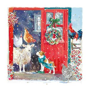 Ling Design Charity Christmas Cards - Christmas On The Farm (Pack of 6)