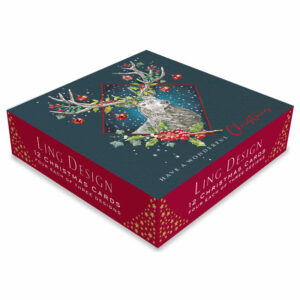Ling Design Deluxe Christmas Cards - Winter Wonderland (Pack of 12)