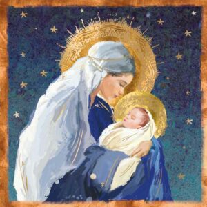Ling Design Charity Christmas Cards - Madonna & Child (Pack of 6)