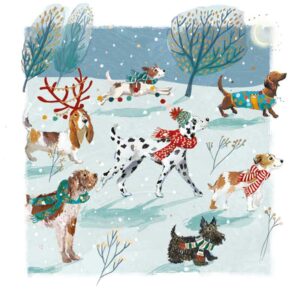 Ling Design Small Premium Cards - Paw-Fect Christmas (Pack of 10)
