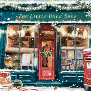 Ling Design Charity Christmas Cards - The Little Bookshop (Pack of 6)