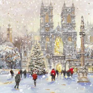 Ling Design Charity Christmas Cards - Westminster In Snow (Pack of 6)