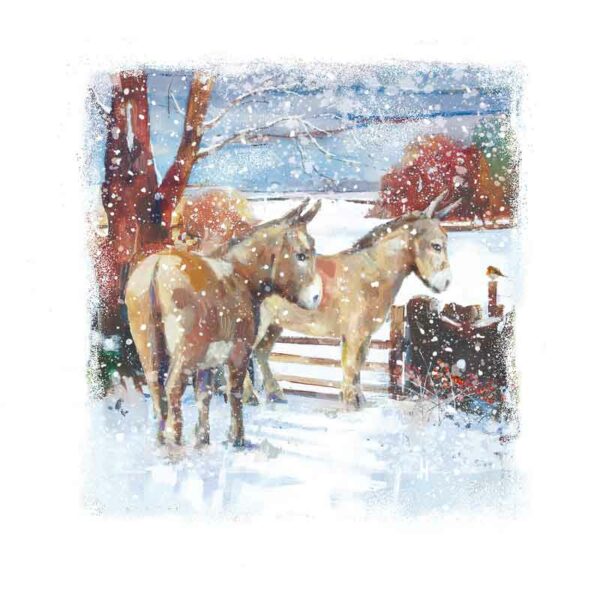 Ling Design Large Deluxe Cards - Winter Scenes (Pack of 12)