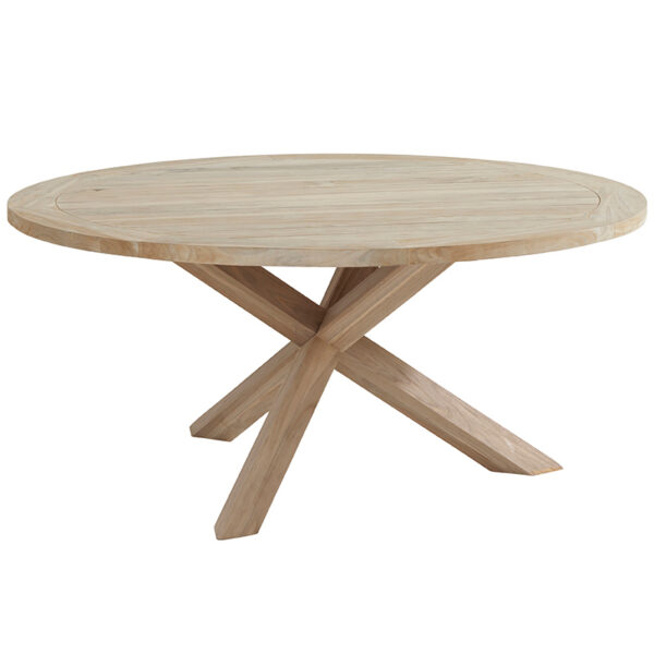 Louvre Round Dining Table shown without Lazy Susan
