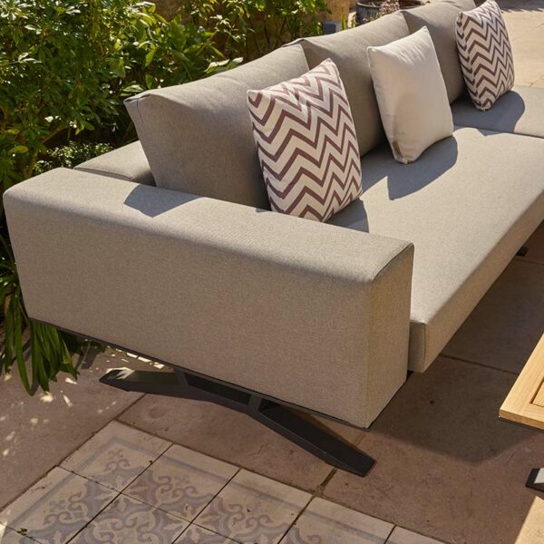Lucca Rectangular Chaise Sofa Lounge Set detail