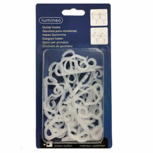Lumineo Plastic Gutter Hooks (Pack of 24)