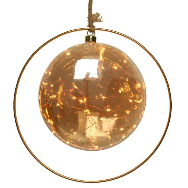 Lumineo Micro LED Hanging Ball with Hoop