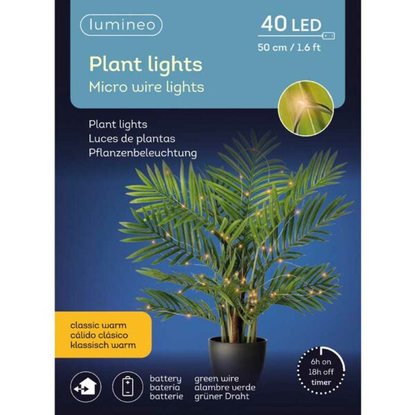 Lumineo 40 Micro LED Plant Lights - Warm White