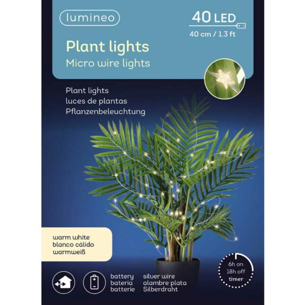 Lumineo 60 Micro LED Star Shaped Plant Lights